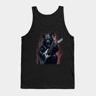 Heavy metal Bear, Rock and roll, Hard rock, Punk, 70s,80s, Tank Top